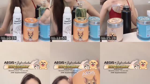 TikTok live: AEGIS PETS - pawrents shopping! by @jaylenebaobao