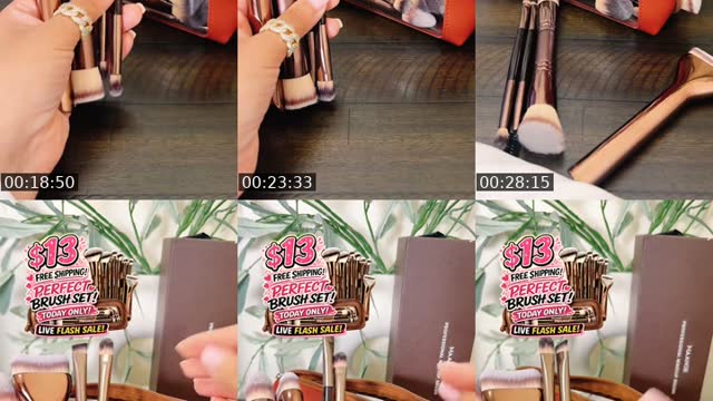 TikTok live: Brush sale!! by @tiktokfindsbybeauty