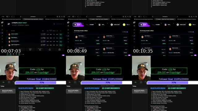 TikTok live: MLB TALK by @parlaylon