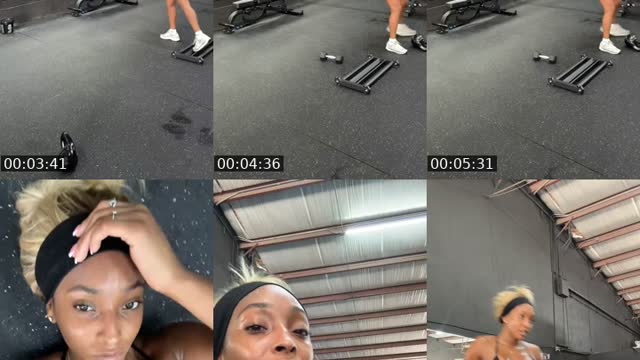 TikTok live: Workout with Marv🤞🏾💫 by @tayglennn