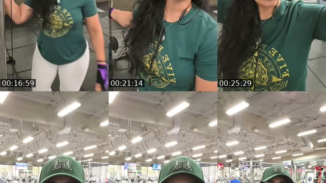 TikTok live: workout with me 😜 by @fit_mom2929