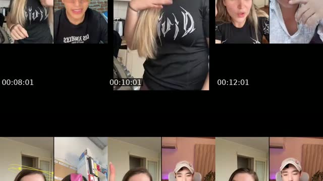 TikTok live: Farmeando guantes en el desayuno by @munaybess