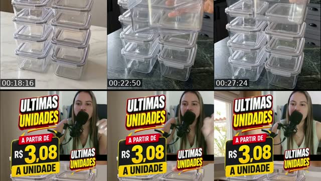 TikTok live: KIT POTES 800 ML by @serenaaida4