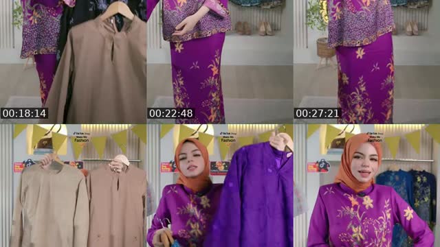 TikTok live: BAJU KURUNG SELESA!! by @anorie_hq