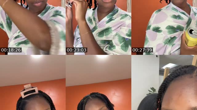 TikTok live: haircut by @jazmynjw