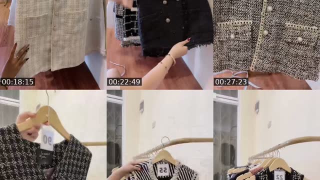 TikTok live: Vest tweed guyss🫶🏻 by @delara.id