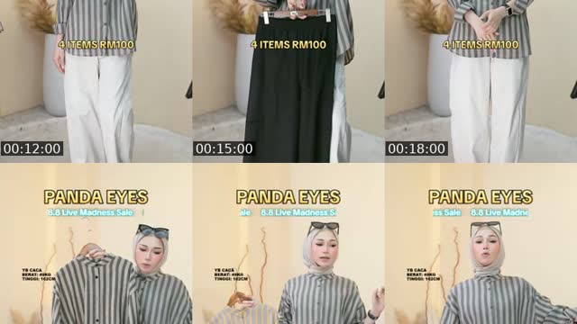 TikTok live: 8.8 LIVE Madness by @pandaeyesofficialstore