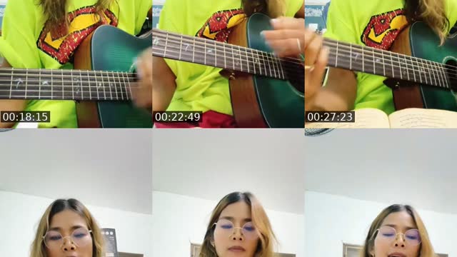 TikTok live: ♥️ฝึกกีตาร์🎸 by @nokyogaforlife