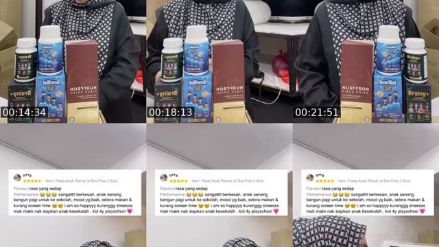 TikTok live: BELI 4 PERCUMA 2!! SPECIAL 8.8✨💛 by @hasnuri.wellness