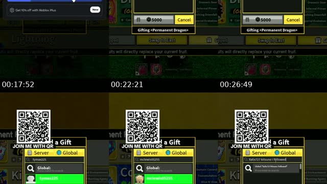 TikTok live: Bloxfruits live by @mygame43backup