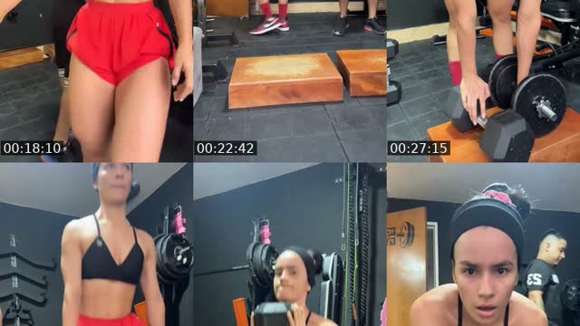 TikTok live: Entreno de pierna🏋🏻‍♀️ by @tati.fit_