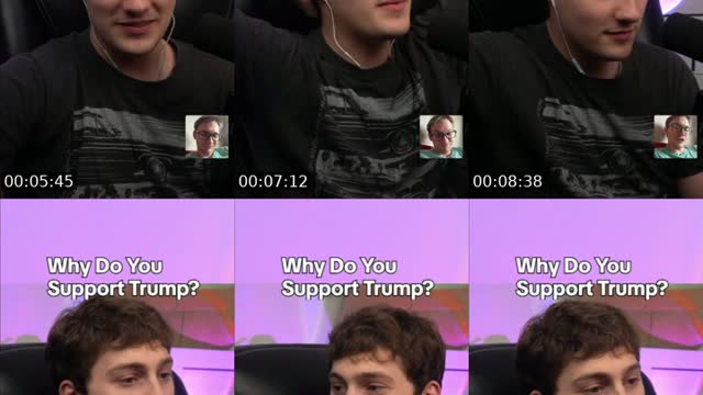 TikTok live: debating MAGA by @parkergetajob