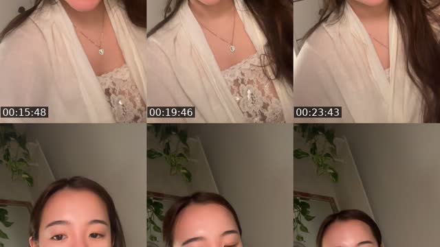 TikTok live: Hii get ready w me :) 🦋🫧 by @henjilaa