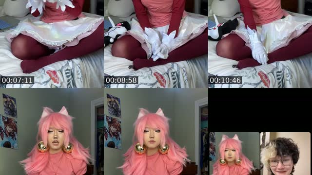 TikTok live: Pink mad mew mew by @luxxezi