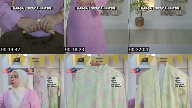 TikTok live: BAJU KURUNG SELESA!! by @anorie_hq