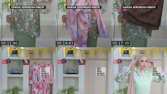 TikTok live: BAJU KURUNG SELESA!! by @anorie_hq