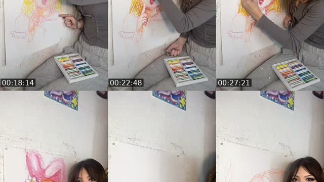 TikTok live: Drawing! by @annemar.e