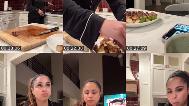 TikTok live: hi dinner time by @moreeofnik