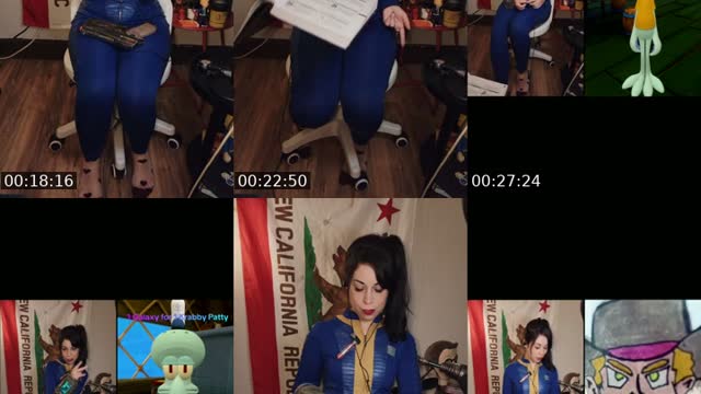 TikTok live: Vault Girl vs. Mr. Vesper H.Y  by @foxyr0xxy