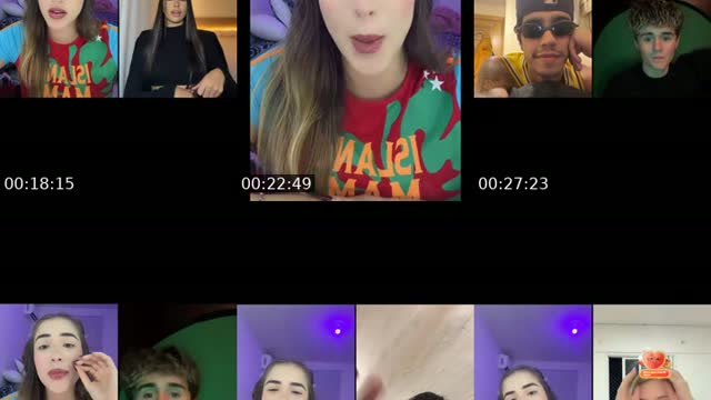 TikTok live: Voltei 💋 by @aliciakalinee