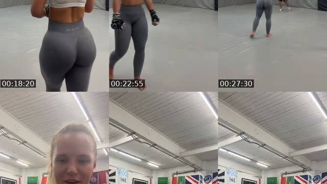 TikTok live: MMA session 🤍 by @hattiejames02