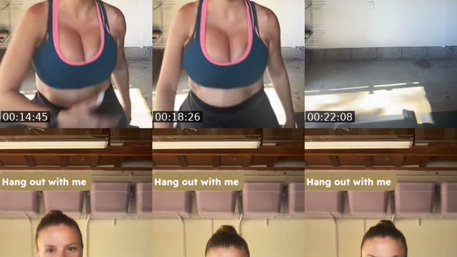 TikTok live: Workout with me by @jenniferfountainhead