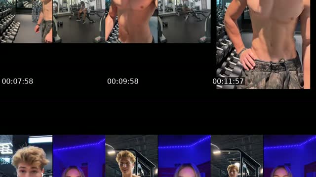 TikTok live: Chest day by @aiden_wiesner_