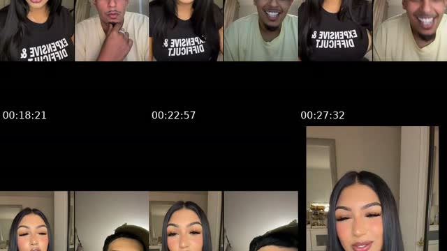 TikTok live: Team Les Get It by @mahrinariannaa