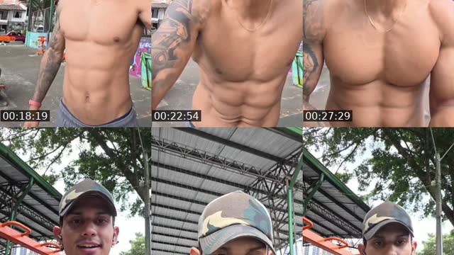 TikTok live: entreno de calistenia, parchese by @miguel_villat