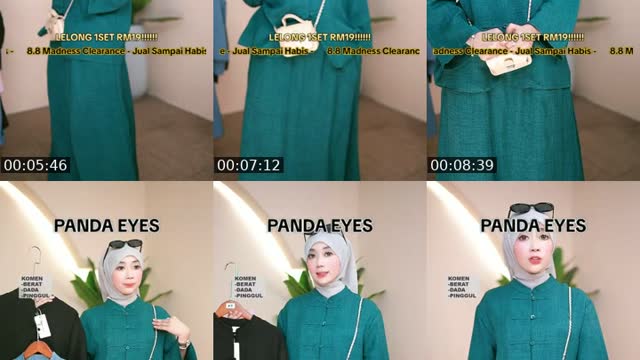 TikTok live: CLEARANCE SALE DALAM LIVE SAHAJA by @pandaeyesabaya