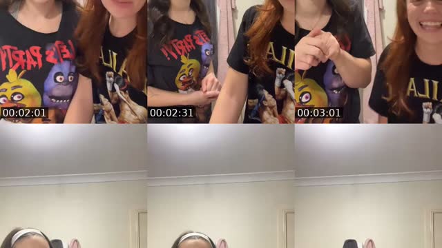 TikTok live: Facemasks and singing by @belleofthesmallsack