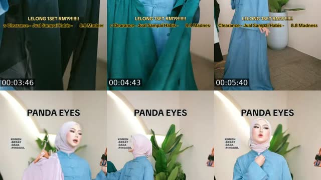 CLEARANCE SALE DALAM LIVE SAHAJA - @pandaeyesabaya