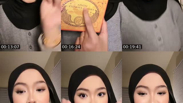 TikTok live: makeup by @dyryanaa