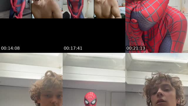TikTok live: TRYING ON SPIDER-MAN COSTUME by @crcr.1
