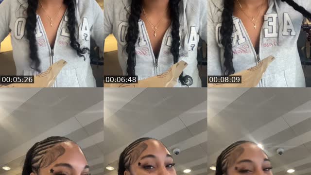 TikTok live: hey yall by @alline_pimpin