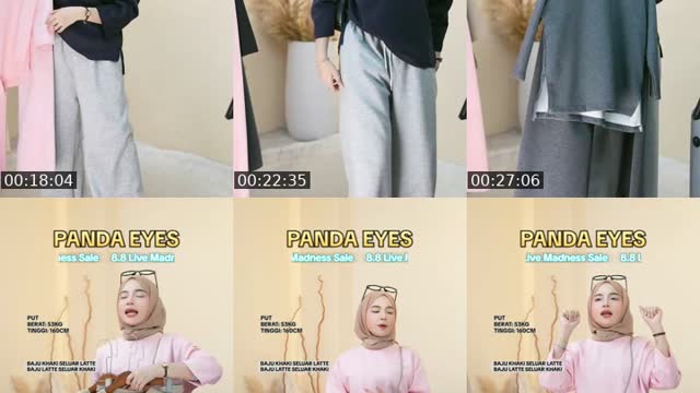 TikTok live: 8.8 LIVE Madness (3-8 Aug) by @pandaeyesofficialstore