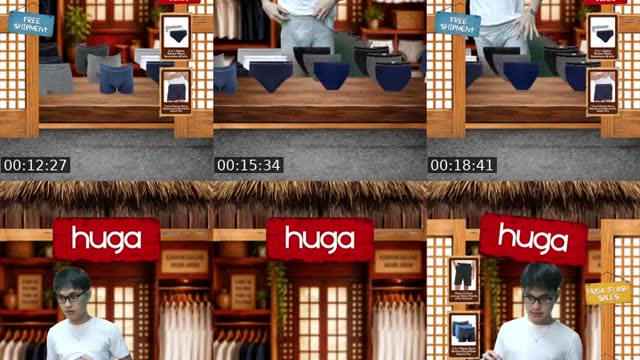 TikTok live: HUGA MENS OFFICIAL STORE by @huga_men