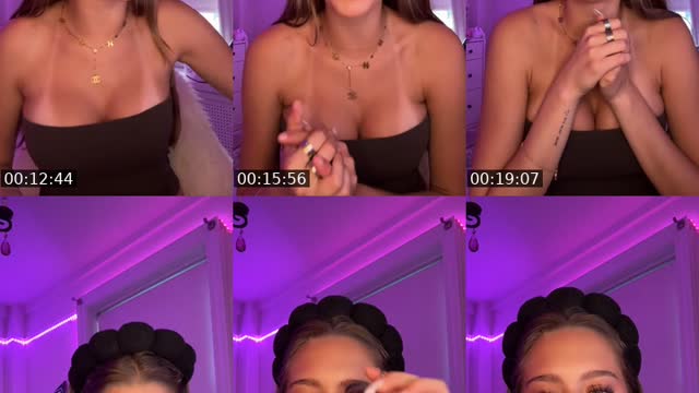 TikTok live: GRWM🔥 by @louisejulietteee