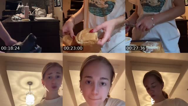TikTok live: Cooking w nat ;P by @ophsta