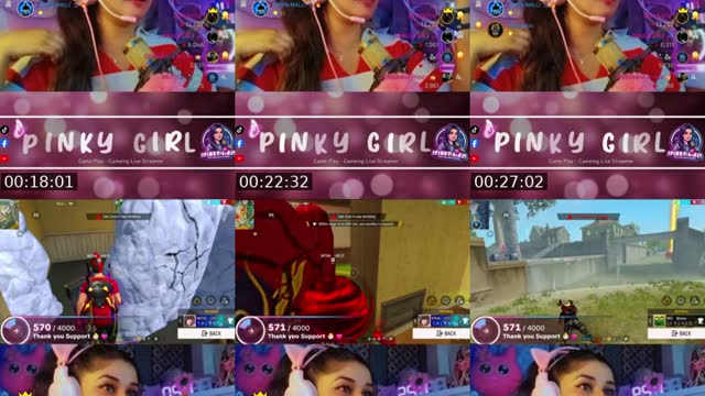 TikTok live: FREE FIRE LIVE by @pinky___girl__