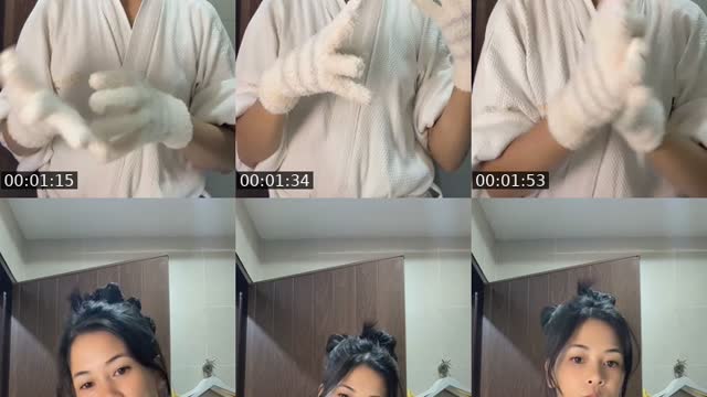 TikTok live: Night skin Care Routine ￼ by @dianajournal