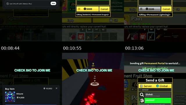 TikTok live: Bloxfruit by @theghoststyle