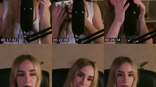 TikTok live: ASMR para dormir🩷 by @aroasmrr