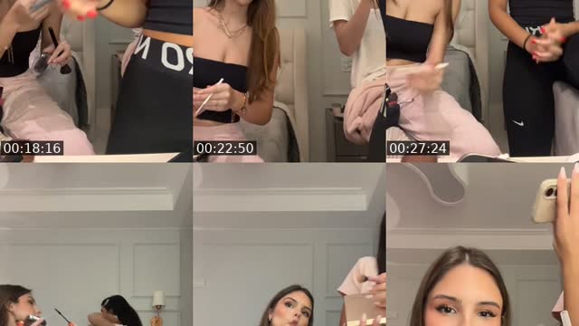 TikTok live: GRWU by @claraana_fs