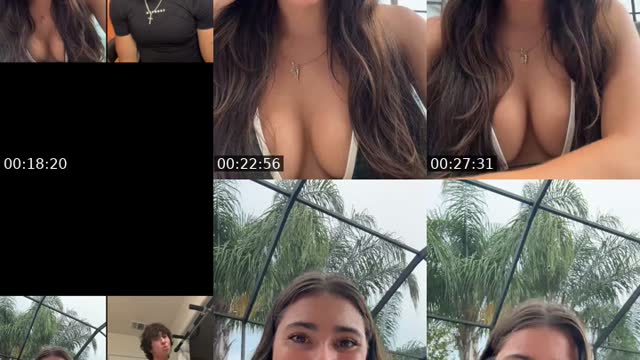 TikTok live: Come swim;) by @ari.dakotaa