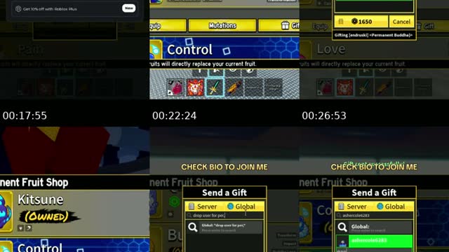 TikTok live: Bloxfruit by @theghoststyle
