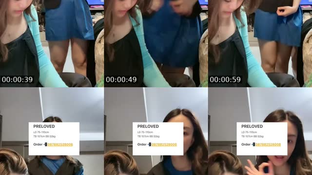 TikTok live: Preloved baju bagus2 by @owyeaahhhu