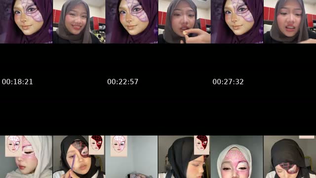 TikTok live: Makeup class by @ysmintt