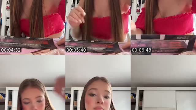 TikTok live: GRWM by @luciana_celestino_