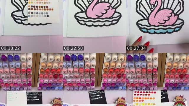 TikTok live: let’s color! 🎨💖 by @sincerelyaims